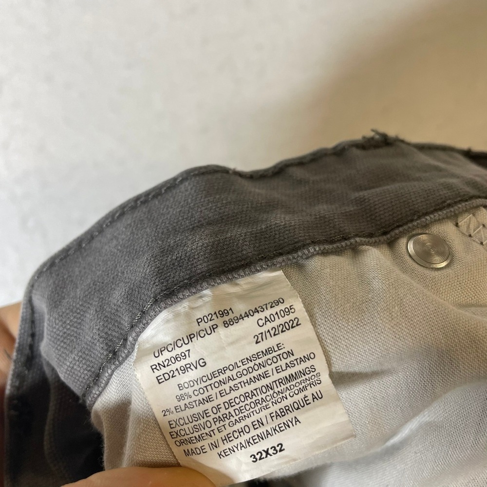 Dickies Work Pants Mens 32x32 Gray Carpenter Utility Twill Regular Fit - Picture 5 of 9